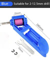 2.0-12.5mm Portable Drill Bit Sharpener Corundum Grinding Wheel Bit Tool Twist Drill Bit Sharpening Machine Hand Tool Set