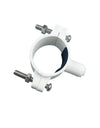 40mm RO Water  Drain Waste Water Pipe Clamp Saddle Valve Clips 1/4" OD Hose Quick Connection Reverse Osmosis Aquarium System