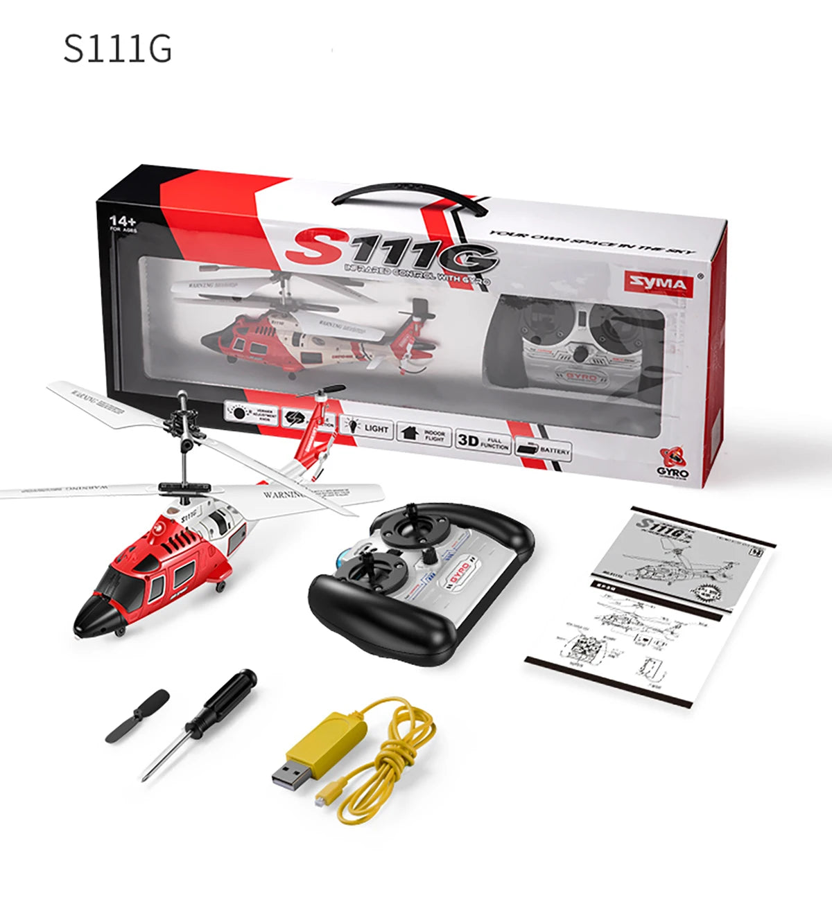 Syma remote control aircraft 's toy electric fighter anti-fall unmanned helicopter model birthday gift