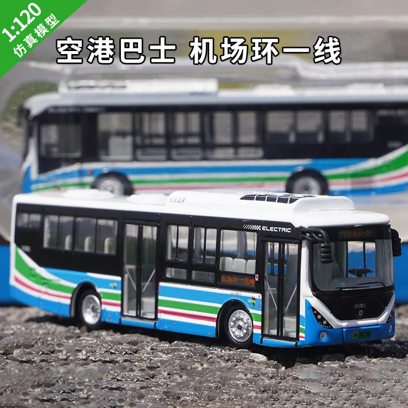 1 120 Scale Shanghai City Tour Bus Diecast Model Vehicle