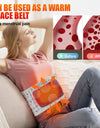 Red Light Heating Vibration Massage Inflatable Belt Airbag Support Air Decompression Back Brace Adjustable Waist Support Belt