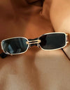 Sunglasses Fashion Rectangle Mens Womens Steampunk Sunglasses UV400 Outdoor Riding Fishing Party Glasses