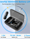 Wireless Lavalier Lapel Microphone for iPhone Android DSLR Camera Youtube Live Streaming Audio Recording Interview