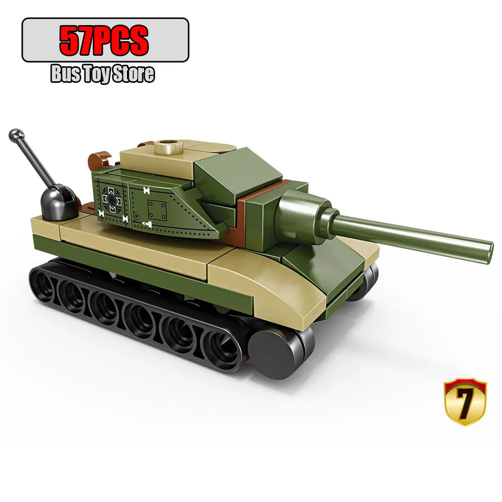 Aircraft Tank Aircraft Carrier MODERN EOLIPMENT MODERN WAR INFORMATION WW2 Military Model Building Blocks Bricks for Boy