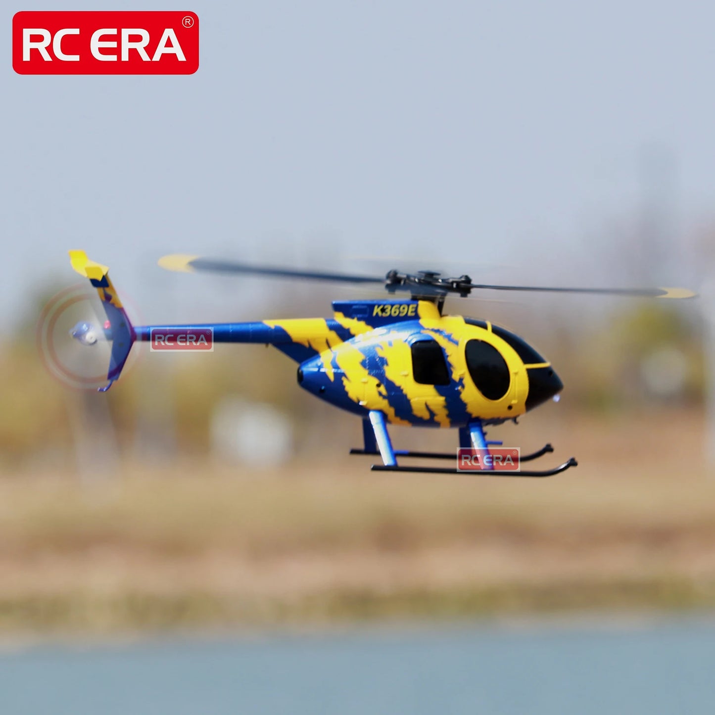 RC ERA C184 Mini MD500 100 Size Gyro Stabilized Helicopter with Optical Flow Sensor 4CH RC Aircraft for Adults