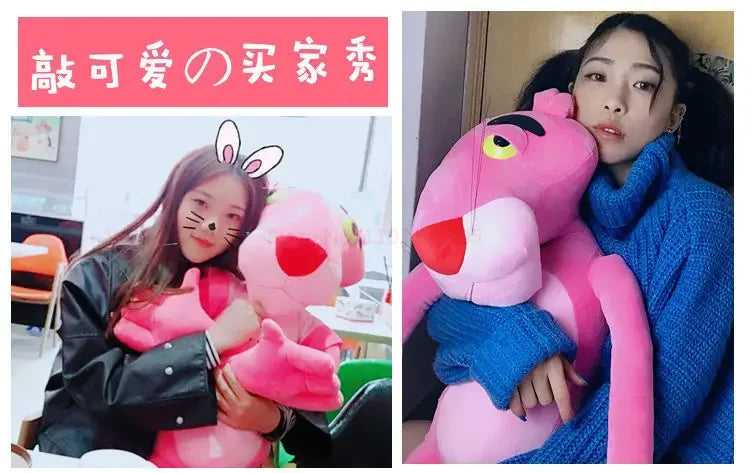 Disney 60cm~180cm  Pink Plush Doll Toys Cute Cartoon Leopard Stuffed Animal  Toy Soft Kawaii Stuffed Doll Christmas Gift