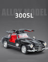 1:32 Scale 300SL GT63 V8 Sports Car Model Toy Metal Die-cast Sound Light Pull Back Vehicles Models Boys Hobby Ornaments Gifts