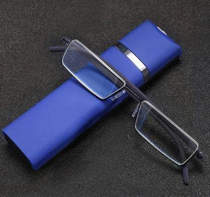 Decorative Glasses No Diopter Zero Men's Glasses Blue Light Blocking Reading Glasses