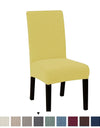 1PC Stretch Dining Chair Covers Polar Fleece Chairs Cover Seat Slipcovers Universal Dust Protector Cover for Hotel Party Banquet