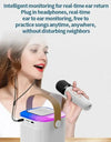 Y1 Wireless Dual Microphones Karaoke Machine KTV DSP System Bluetooth 5.3 PA Speaker HIFI Stereo Surround RGB Colorful LED Light