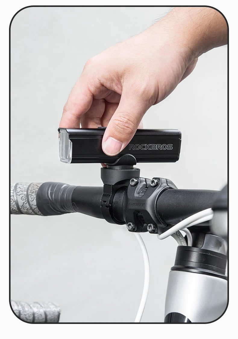 1000LM Bike Light Front Lamp Type-C Rechargeable LED 4500mAh Bicycle Light Waterproof Headlight Bike Accessories
