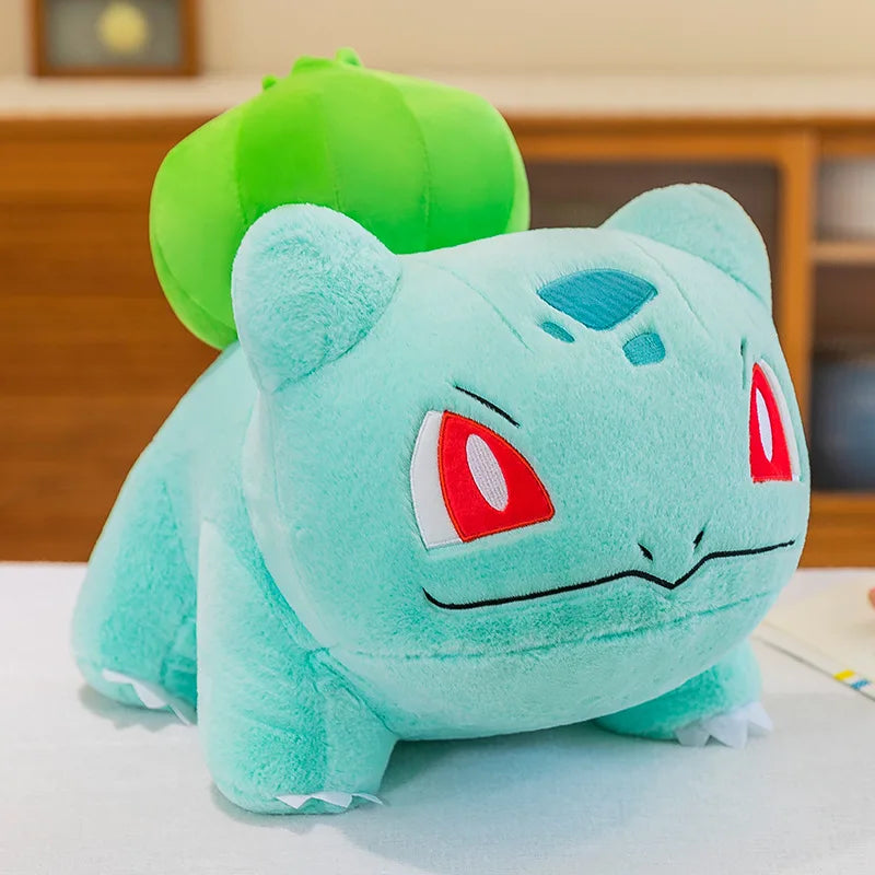 Bulbasaur Plush Stuffed Animal Soft Green Pillow