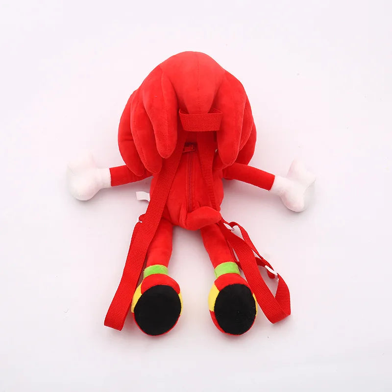 Anime Hedgehog Plush Backpack Soft Cartoon Shoulder Bag