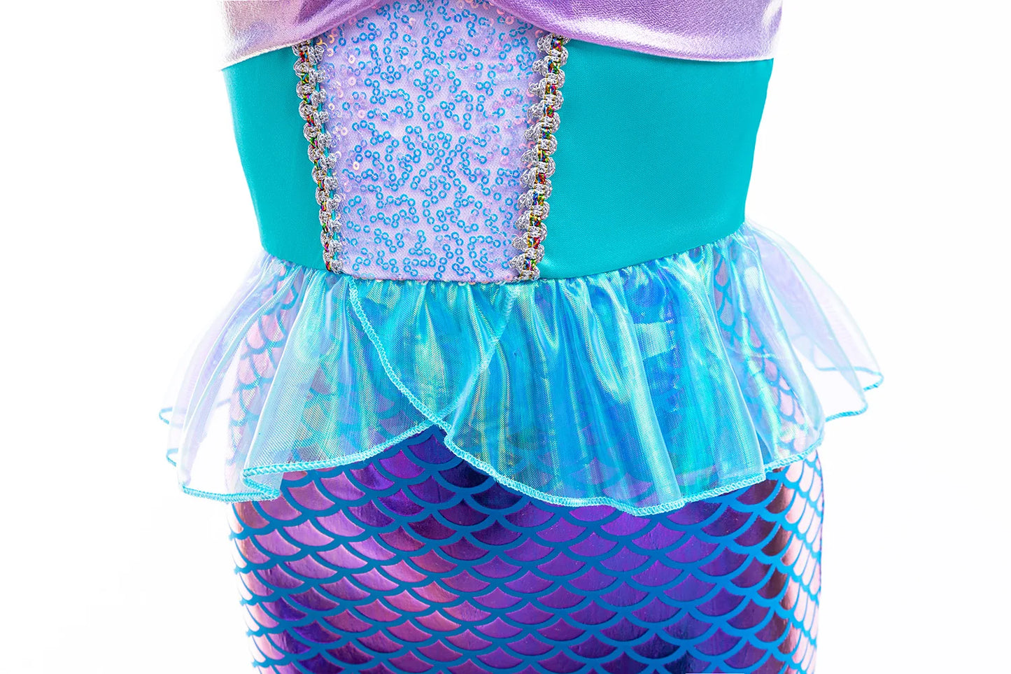 New Girl Dresses Princess Costume Kids Mermaid Cosplay Costume Kids Carnival Birthday Party Prom Costume Party Dresses For girls