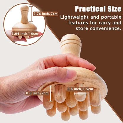 Wooden Foot Massage Roller Relieves Fatigue Foot Pain and Plantar Fasciitis Plantar Muscle Relaxation Tool Releases Lymph