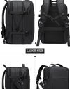 Expandable Men's Backpack Waterproof 17.3 in Laptop Backpack Man Large Capacity Hiking Travel Bag Male Backpacks