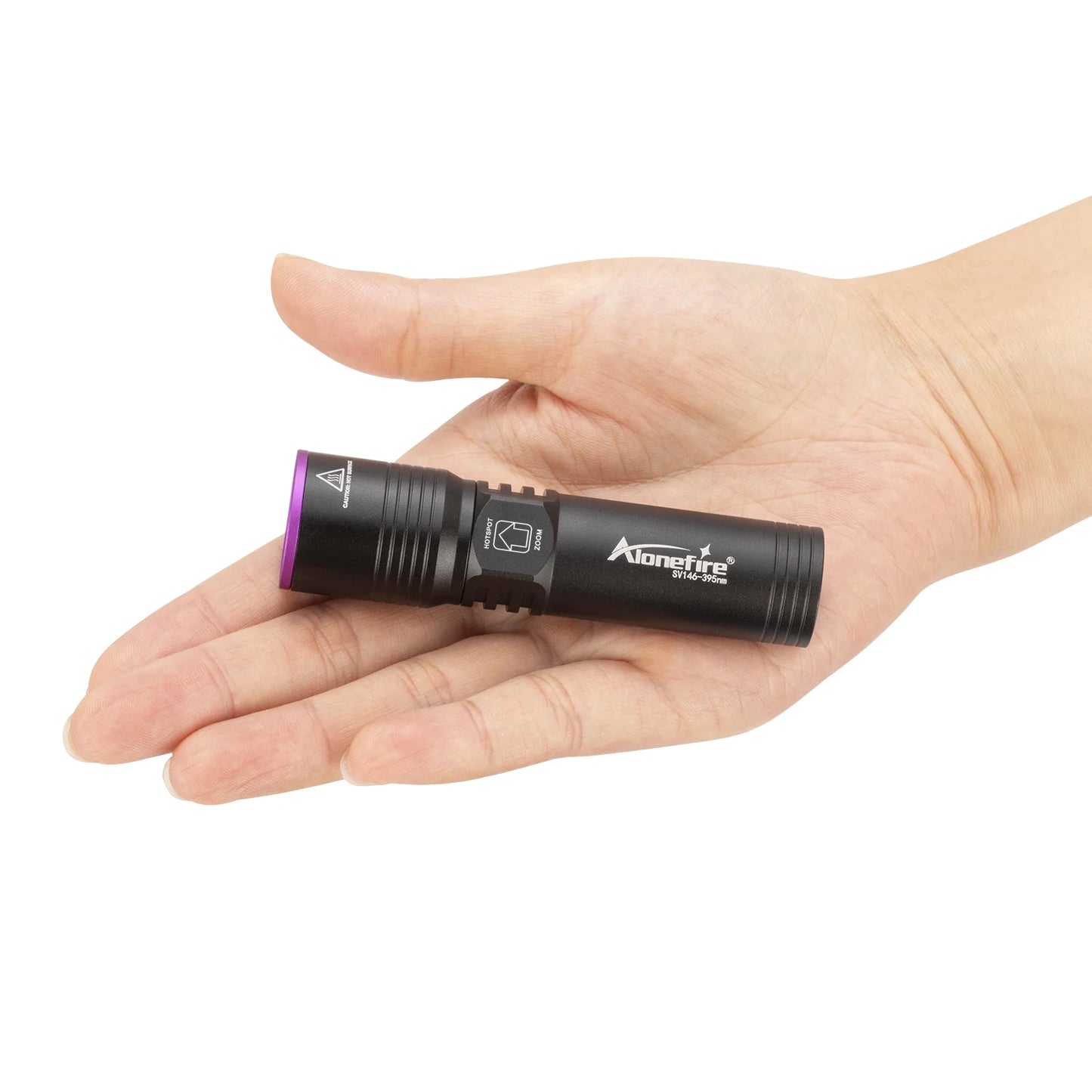 5W 395nm UV Rechargeable Mini Blacklight Flashlight