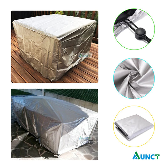 Waterproof Patio Furniture Set Cover Outdoor Garden Sofa Table Chair Rain Snow Dust Protector