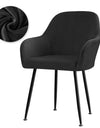 1PC Elastic Velvet Chair Cover Stretch Soft High Armchair Covers Seat Case for Office Kitchen Dining Room Wedding Removable