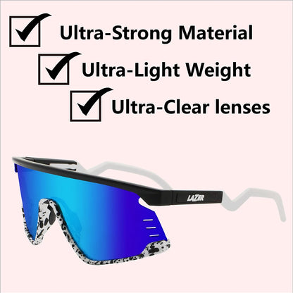 Sports Sunglasses for Men Women Cycling Glasses Baseball Goggles UV Protection for Running MTB Softball