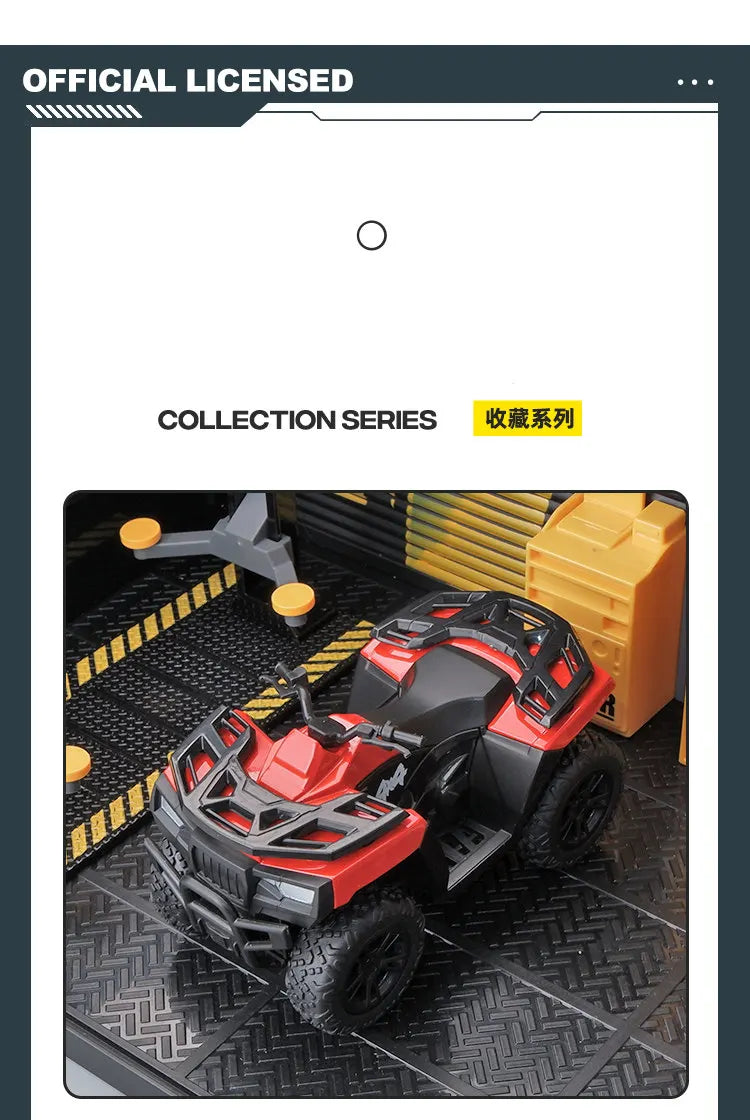 Diecast ATV All Terrain Off Road Motorcycle Model 1 to 36 Scale