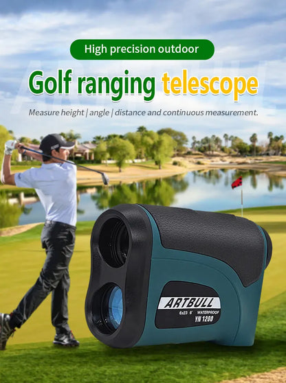 Laser Golf Rangefinder Hunting Monoculars Outdoor Digital Height Angle Distance Meter with 5 modes