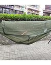 Large Camping Hammock with Mosquito Net Pop-up Parachute Lightweight Hanging Hammocks Tree Straps Swing Hammock