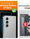 Strong Magnetic Case for Samsung Galaxy Z Fold 6 with MagSafe Built in Screen Protector Belt Clip Kickstand Function Phone Case