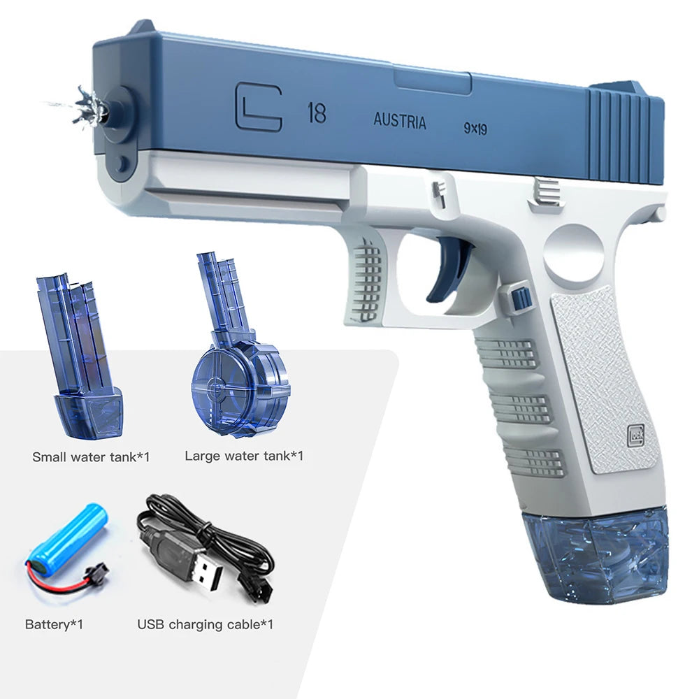 M416 Large Capacity Electric Water Gun Fully Automatic Shooting Rechargeable Water Blaster