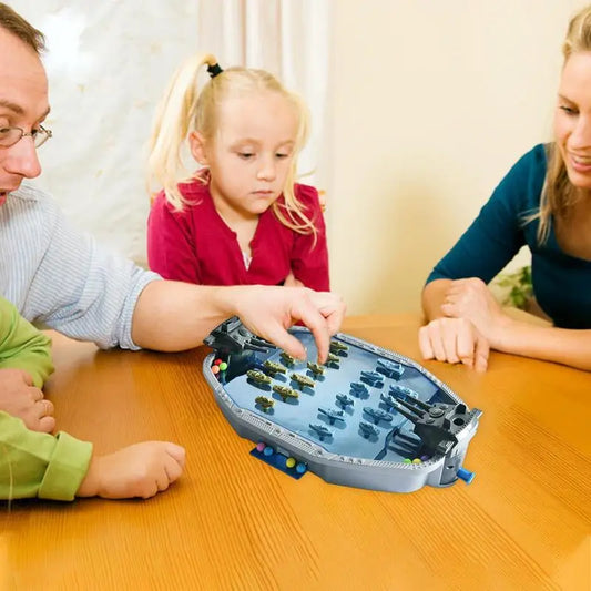Navy Battle Desktop Catapult Game – Military & Dinosaur Toy