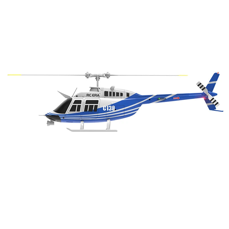 RC ERA C138 BELL 206 Jet Ranger 6-axis Gyro Stabilized Altitude Hold 4ch RC Helicopter Aircraft Hobby for Adults -RTF