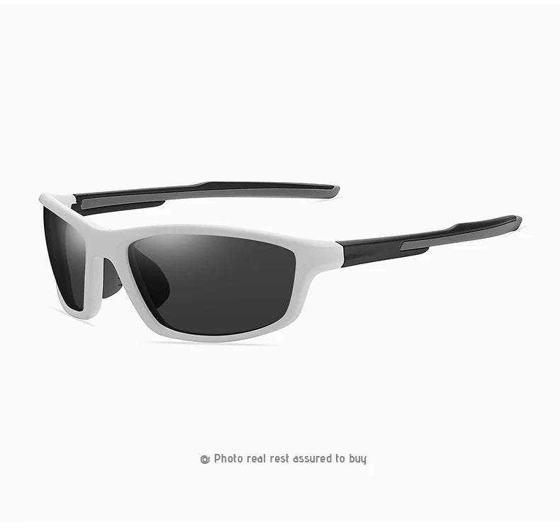 TR90 Polarized Outdoor Sports Sunglasses UV400 Mirror Anti-Glare Driving Glasses for Men Women