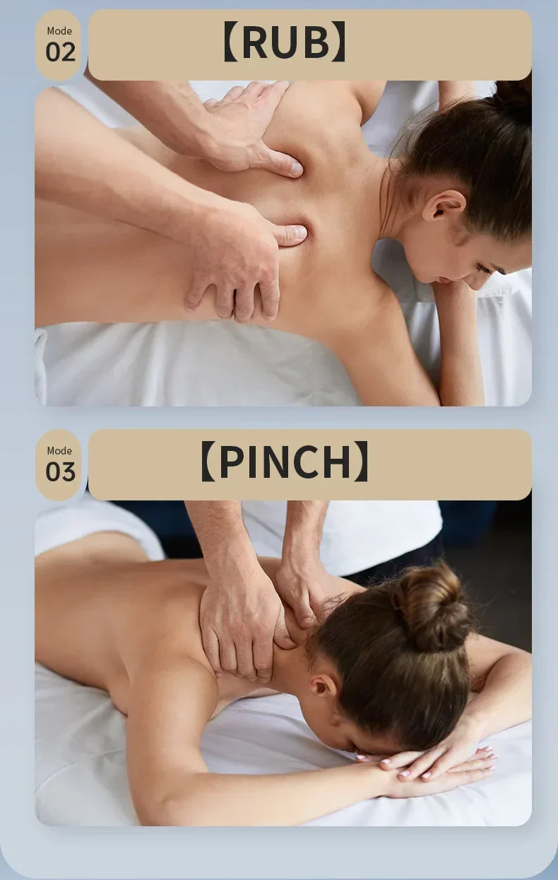 1PC Wireless Neck And Back Massager Neck And Shoulder Kneading Massage Shawl Neck Cervical Relaxing Trapezius Massager