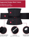3 Segmented Waist Trainer Women Tummy Control Hourglass Body Shaper with Steel Bone Workout Girdle Cinchers Under bust Corset