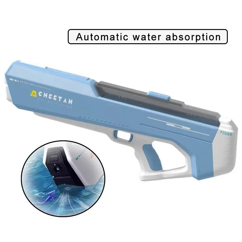 Fully Electric Big Water Gun High Pressure Rechargeable Water Blaster for Outdoor Summer Activities