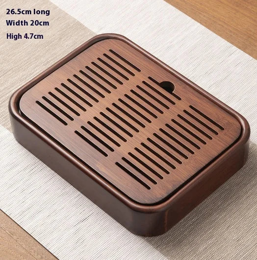 Tea Tray Household Small Dry Brewing And Draining Tea Set Office Tea Table Bamboo Tray Drainage Tea Tray Storage Tray