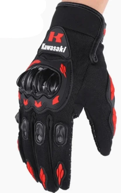 3-color Gloves KAWASAKI NINJA Motorcycle Glove Cycling Racing Gloves