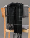 Classic lattice men soft shawl plaid scarves shawl wraps shawl neckerchief headband muffler