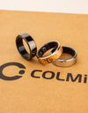 R02 Smart Ring Military Grade Titanium Steel Shell Health Monitoring IP68 & 3ATM Waterproof Multi-sport Modes