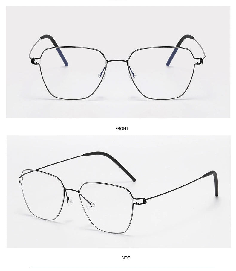 Polygon Titanium Screwless Ultralight Eyeglasses Frame