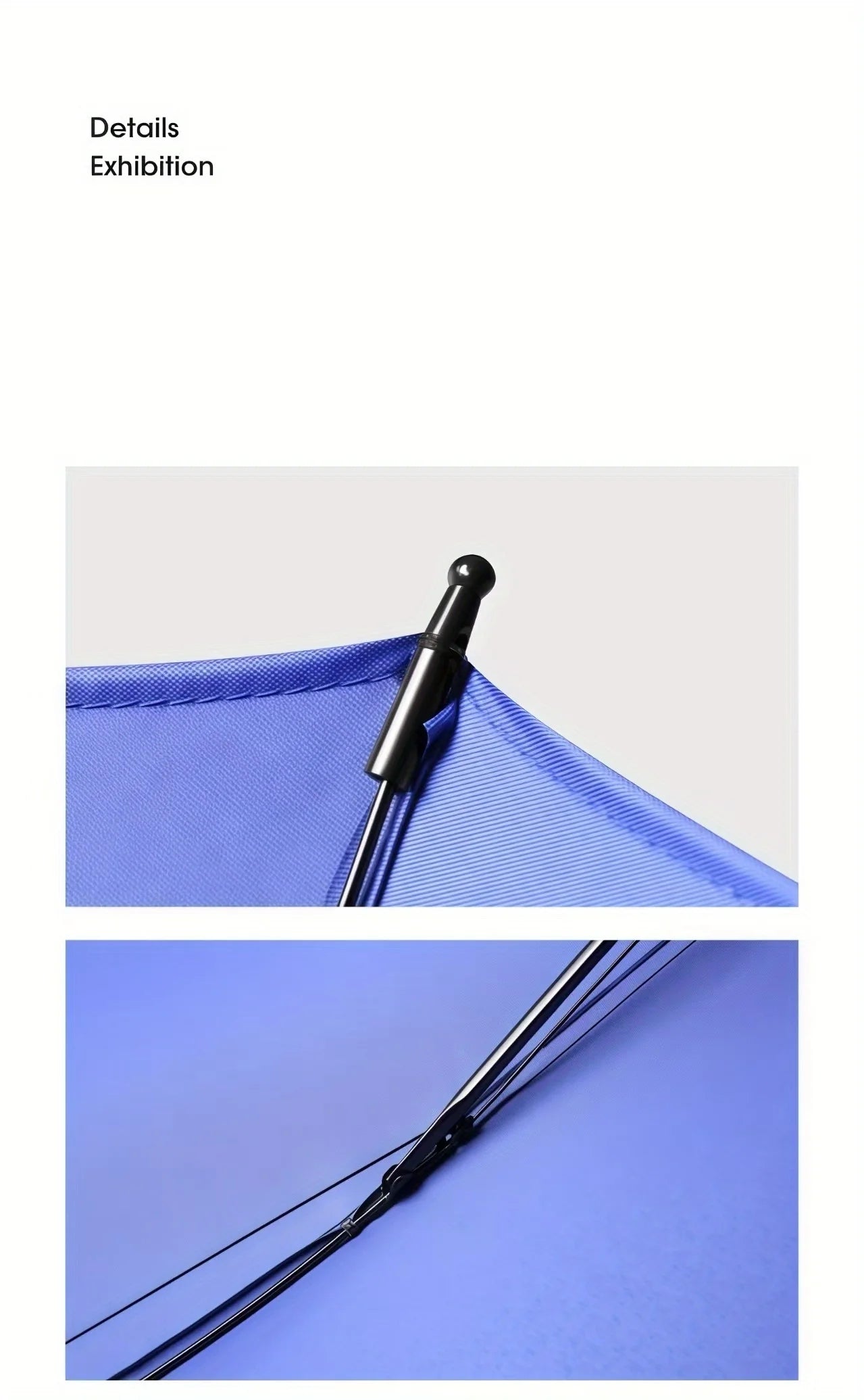 Large Reverse Folding Umbrella 125cm Diameter 12 Rib Wind Resistant Leather Cover Family Travel Umbrella