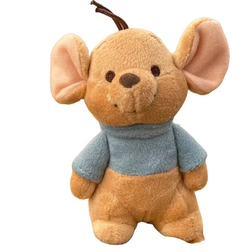 11cm Cute Kangaroo Plush Pendant Soft Stuffed Animal Keychain