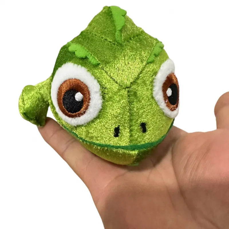 Disney Pascal Rapunzel Chameleon Plush Dolls 15cm Stuffed Animals Pascal Rapunzel Shoulder Plush Toys  Gifts