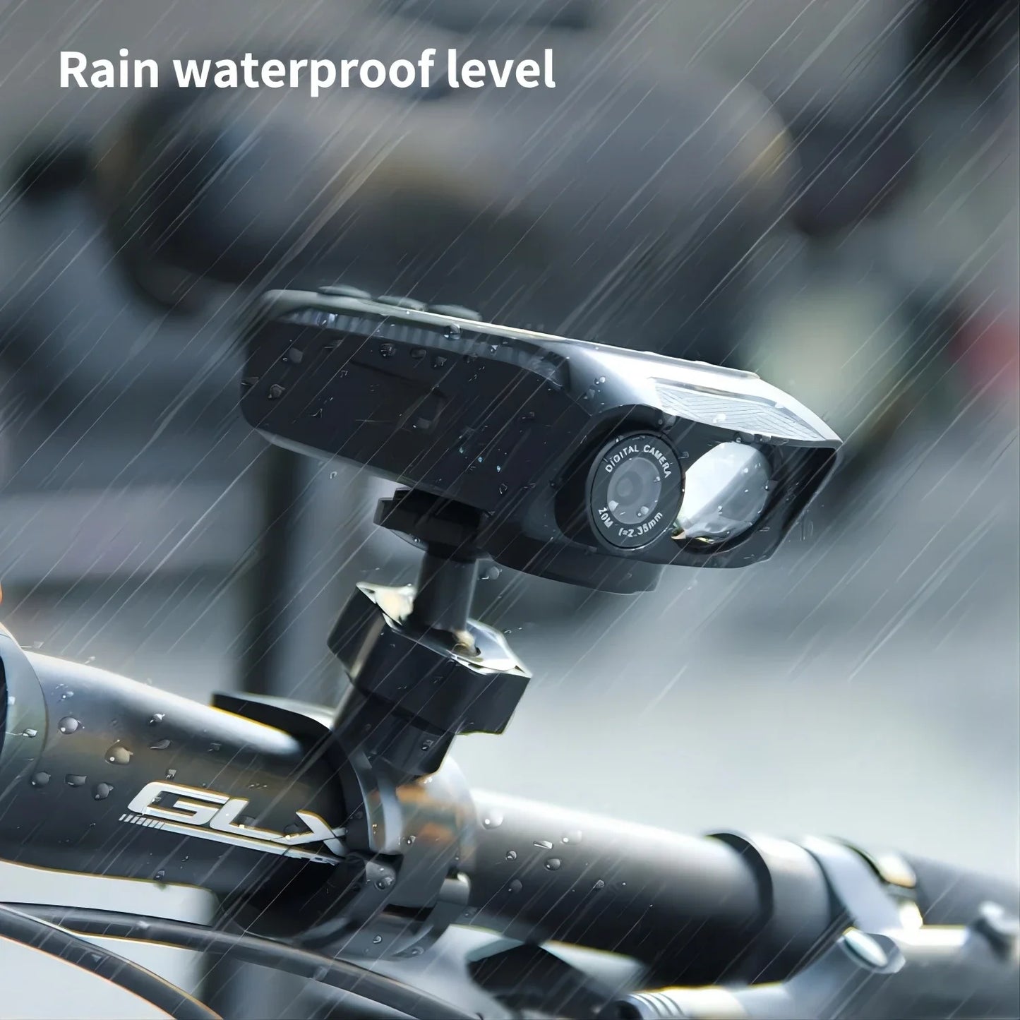4K 60FPS Action Camera with 6 Axis EIS 2 Inch IPS Screen and 5 Hour Recording