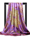 Scarves For Women Print Silk Satin Head Scarf Female Luxury Brand Square Shawl Large Hijab Scarfs