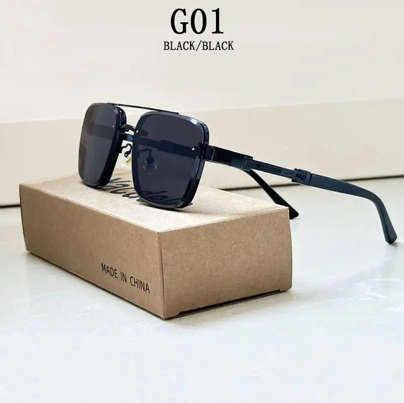 Square Frame Sunglasses With UV400 Protection