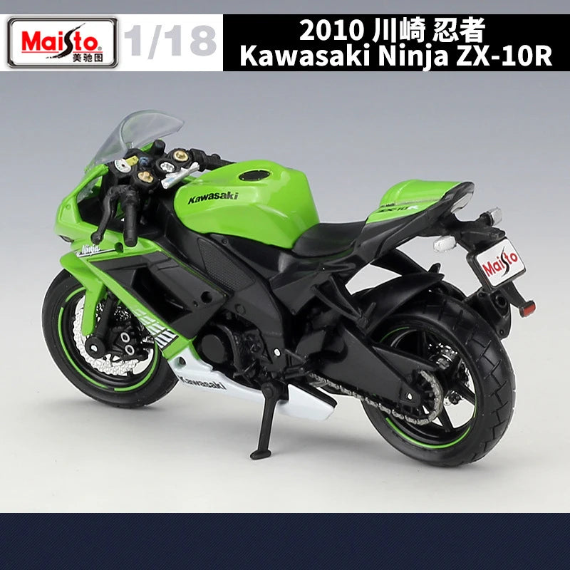 1 18 Scale Kawasaki Ninja ZX10R Diecast Motorcycle Model