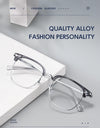 Square Optical Prescription Men's  Eyeglasses Frames Anti-Blue Light Reading Glasses Myopia Hyperopia