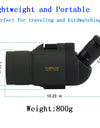 25-75x70 Spotting Scope Powerful FMC BAK4 Zoom Portable Monocular Telescope Birdwatching Moonwatching With Tripod