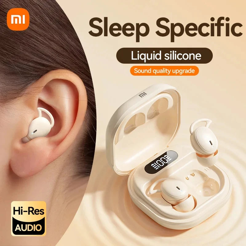 XIAOMI M72 New Wireless Sleeping Earbuds Mini Bluetooth5.4 Touch Cotrol In Ear Headphone comfortable Noise Reduction Headset